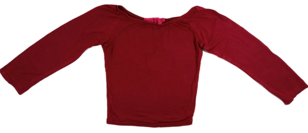 crop top s dlouhým rukávem