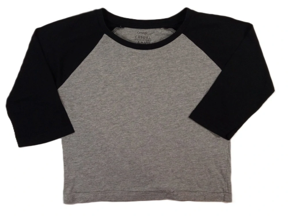 crop top s dlouhým rukávem