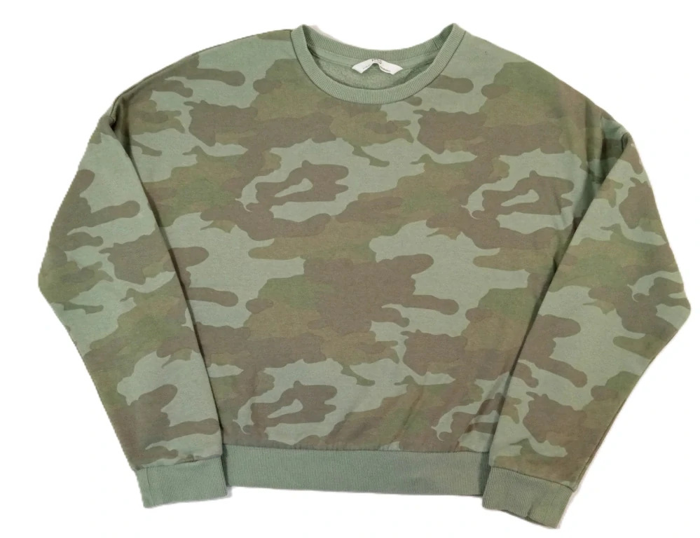 mikinový crop top