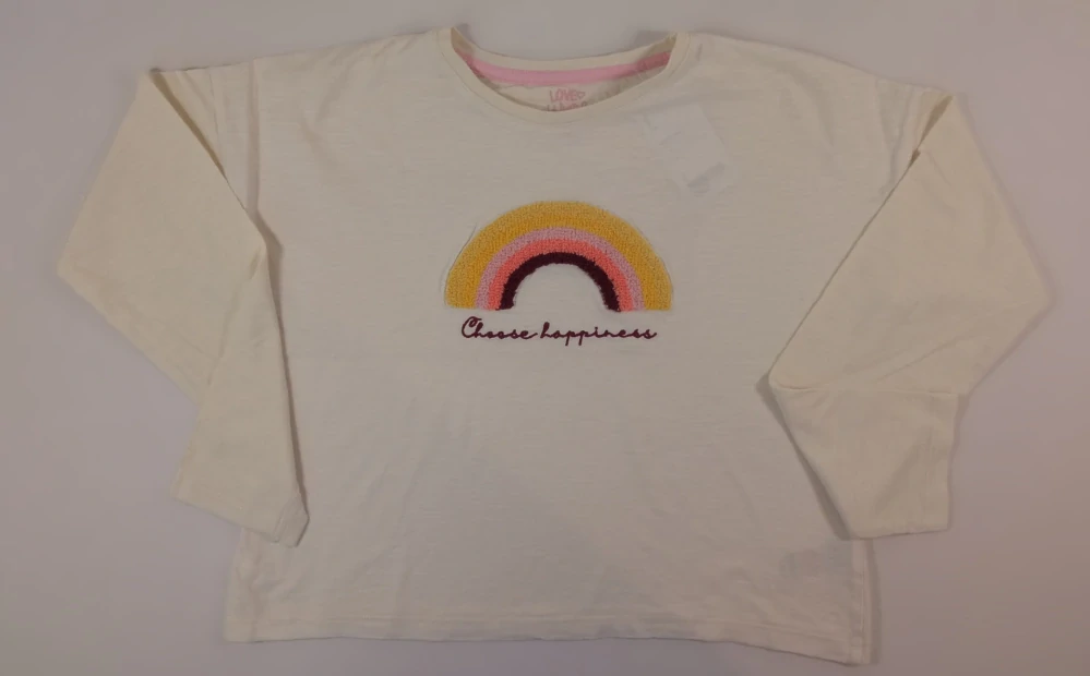 crop top triko s dlouhým rukávem
