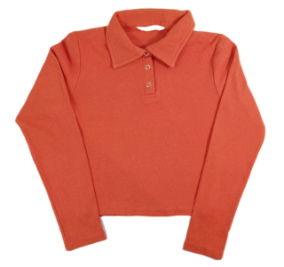 crop top s dlouhým rukávem