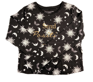 crop top s dlouhým rukávem