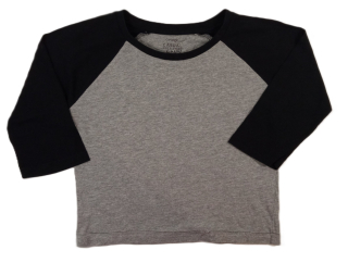 crop top s dlouhým rukávem